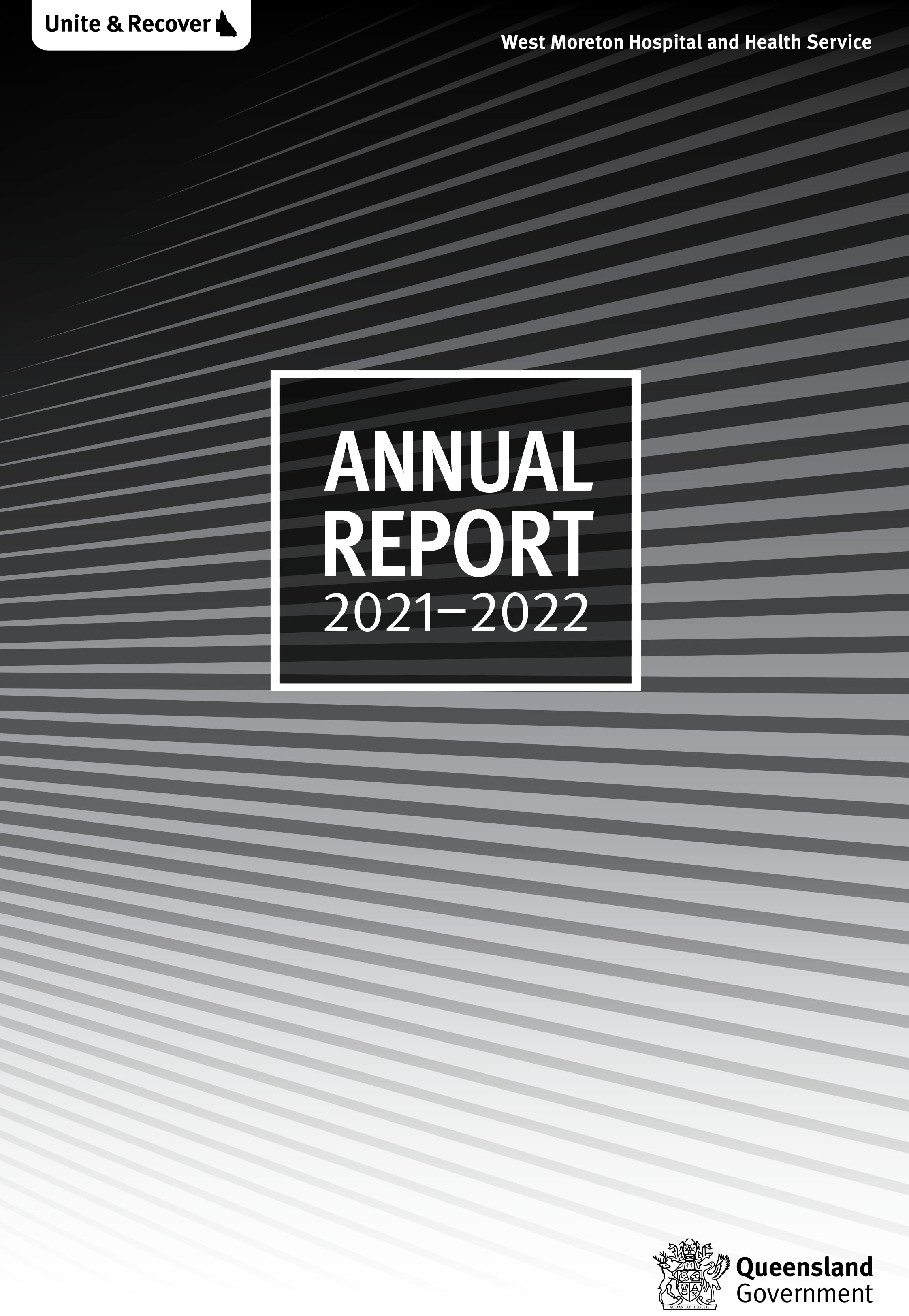 West Moreton Hospital and Health Service Annual Report 2021-22 cover thumbnail