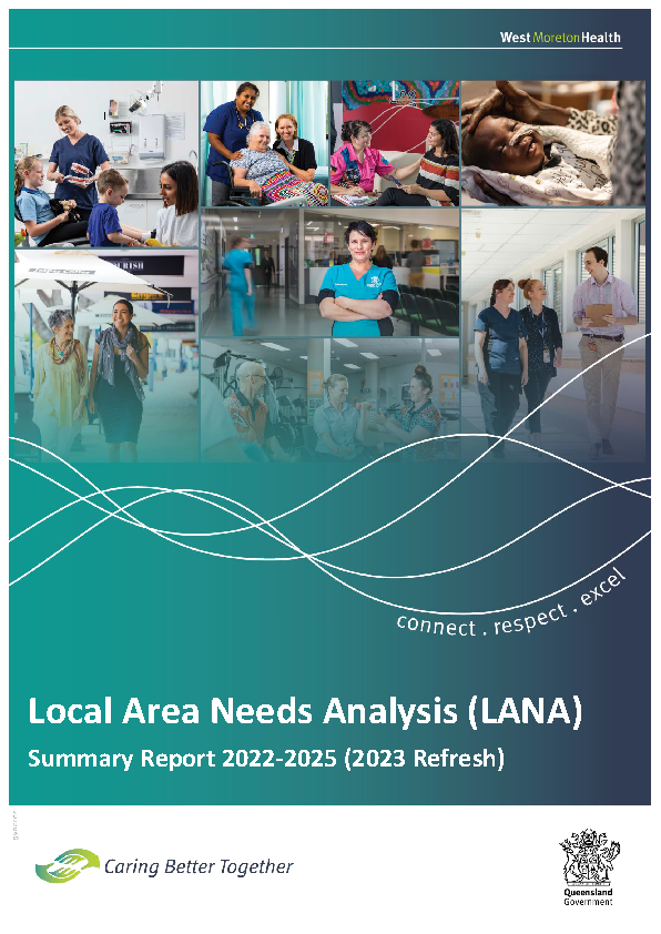 Local Area Needs Analysis Summary Report cover thumbnail