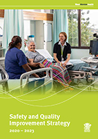 Safety and quality improvement strategy 2020-23 cover