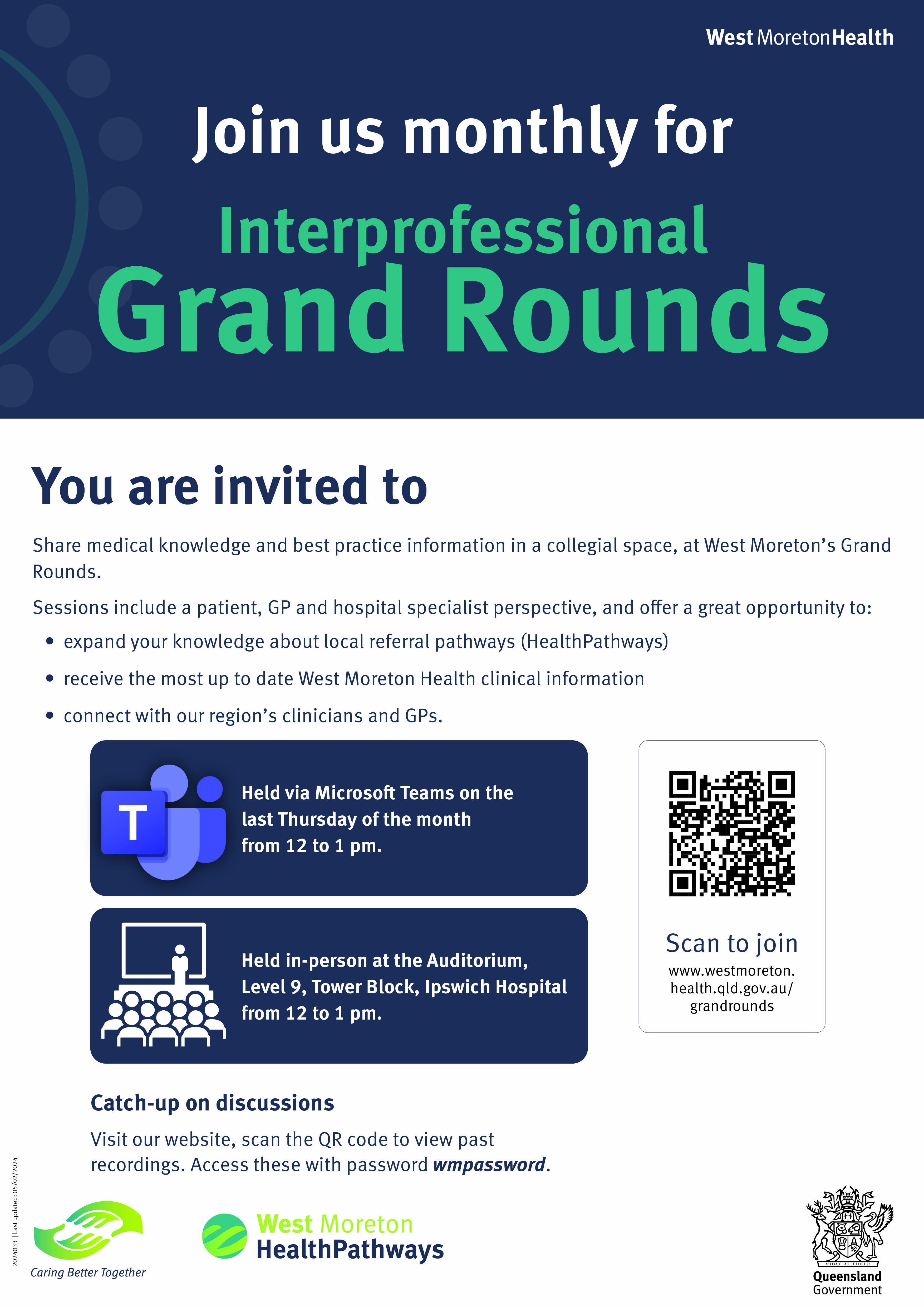 Interprofessional Grand Rounds